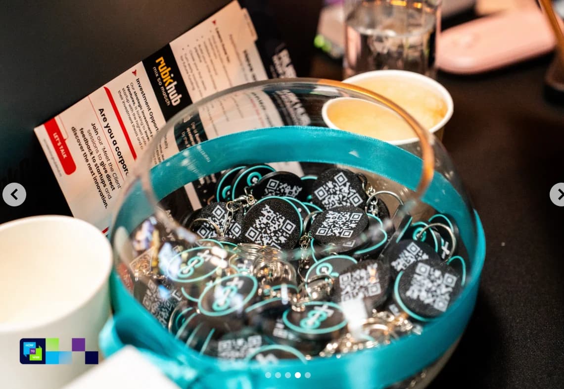 Brelocuri FGO personalizate, fotografiate la eveniment.